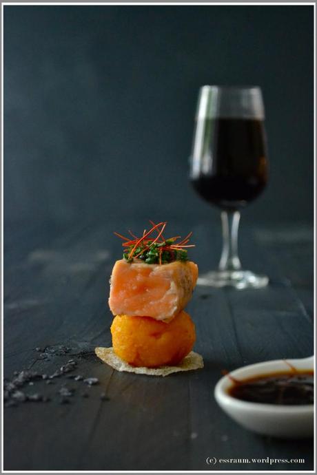 Salmon with asian pumpkin | Lachs mit asiatischem Kürbis