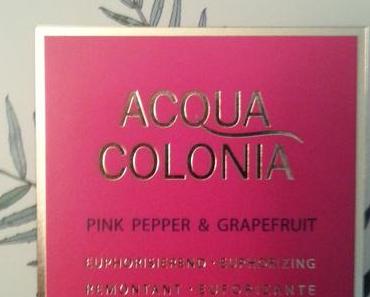 Aqua Colonia  ‘PINK PEPPER & GRAPEFRUIT’ der neue Duft von 4711