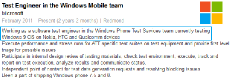 Microsoft prepping Windows Phone 9 mit Hilfe von Nokia, HTC und Qualcomm erwähnt, kein Samsung