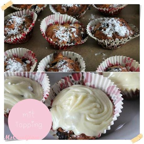 Rezept: Blueberry-Muffins & White Chocolate-Topping