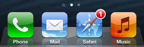 Safari Icon Notification