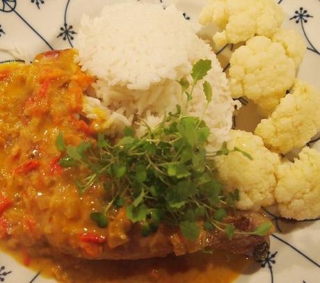 Chicken in Coconut Sauce (Kukupaka) - Hühnchen in Kokosnuss Sauce