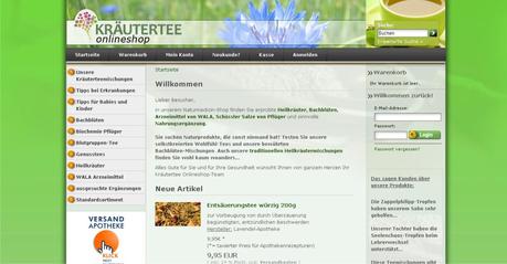 Für Allergiker: Kräutertee-Onlineshop