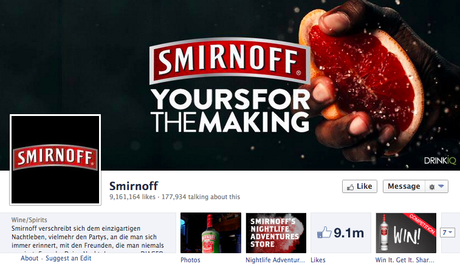Smirnoff Vodka Facebook