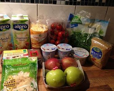 ab jetzt wird nur noch gesund gegessen - Einkauf  und leckerer Salat (muss man probiert haben)