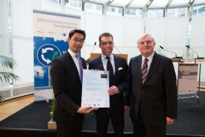 Auszeichnung als Klimaschutz-Unternehmen