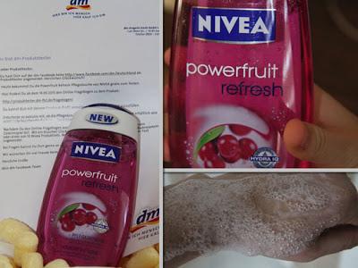 NEW „Powerfruit Resfresh „ Pflegedusche von NIVEA im Test