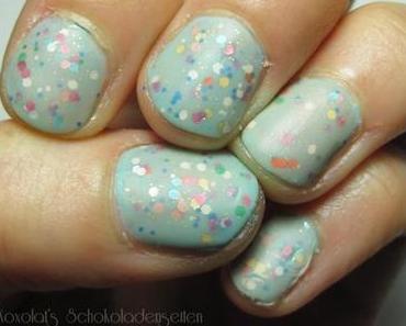 {NOTD} Pastel Speckled Nails