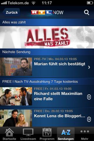 RTL NOW – Neue Version mit schönen und weniger schönen Änderungen