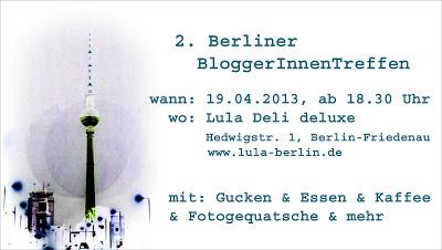 2. Berliner Bloggertreffen - ich bin dabei !!!
