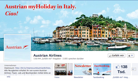 Austrain Airlines Facebook