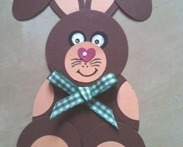 Osterhase aus Stanzen basteln