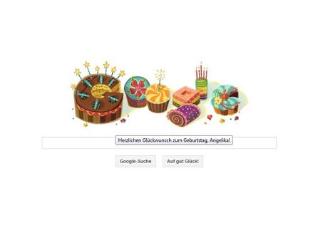 Google Geburtstags Doodle