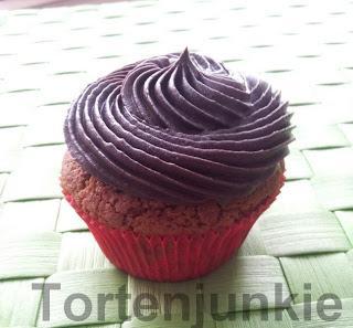 Lebkuchen Cupcake mit Schokowirbel