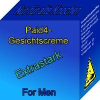 Die Erste Paid4-Gesichtscreme für den Mann!