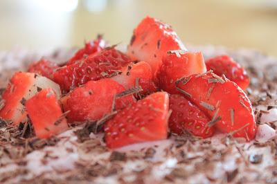 Erdbeer-Sekt-Torte