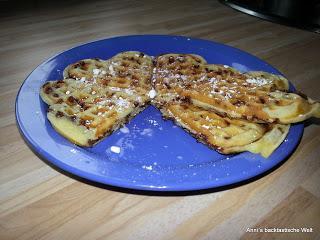 Schnelle Stracciatella-Waffeln