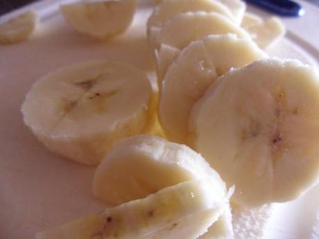 {Food} Bananen-Pflaumen-Kokos-Smoothie
