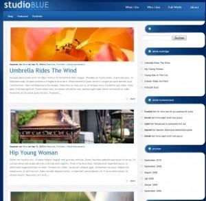 Wordpress Themes studioBlue