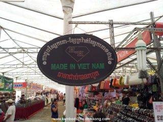 Die vietnamesiche Verkaufsmesse in Sihanoukville