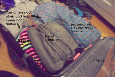 Was ist in meinem Koffer/ Wie packe ich + Was darf in Rimini nicht sein