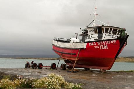 Fischerboot in Patagonien