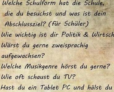 Wer nicht fragt bleibt dumm