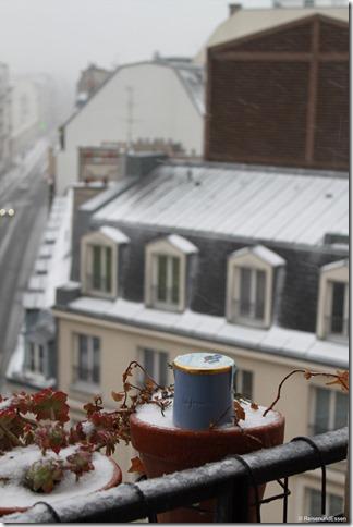 Paris im Schnee