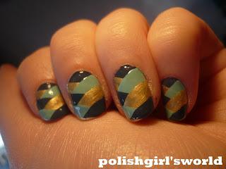 Nailart #3: Fishtail Braid + Review #4: P2 Volume Gloss Gel Look Polish