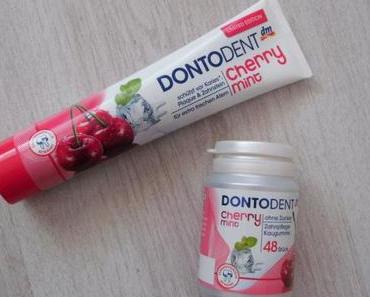 Dontodent Cherry Mint Zahncreme und Kaugummi