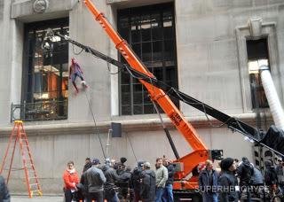 The Amazing Spiderman 2: Fotos vom Set - Spidy an der Wall Street