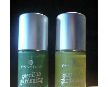 Essence Guerilla Gardening LE Nagellacke 01 I'm the moss & 02 Plant the planet