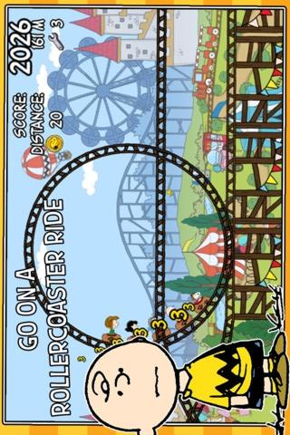 Snoopy Coaster – Bring die Peanuts in der kostenlosen App sicher über die Achterbahn