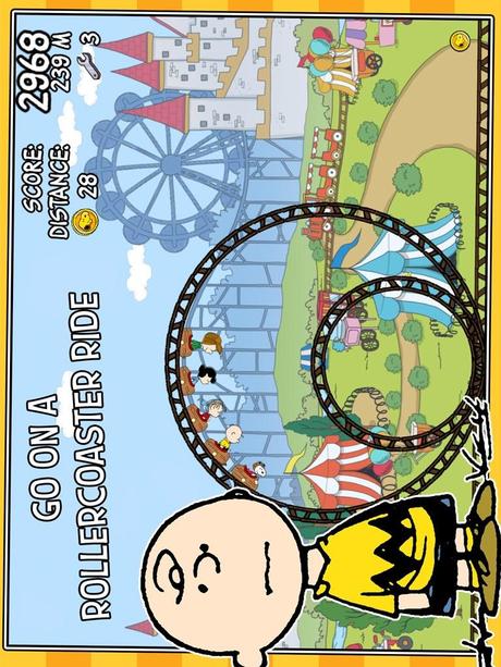 Snoopy Coaster – Bring die Peanuts in der kostenlosen App sicher über die Achterbahn