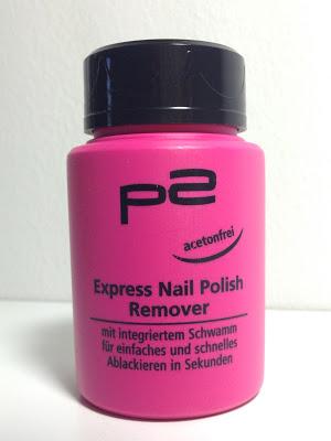 [Review] p2 Express Nail Polish Remover im Härtetest