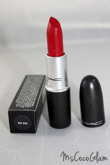 MAC 'Riri Woo' Lipstick [Swatches & Tragefoto]