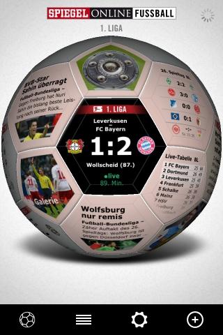SPIEGEL ONLINE Fußball – Coole 360-Grad-Navigationsoberfläche