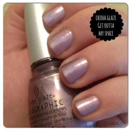 China Glaze Holographic - Get Outta My Space