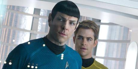 © Paramount Pictures Germany GmbH / Spock (Zachary Quinto) und Kirk (Chris Pine) in 