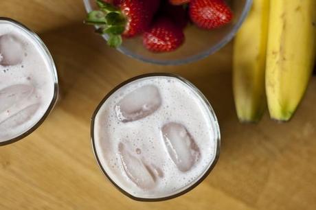 Erdbeer Bananen Milch | Mein Kleiner Gourmet