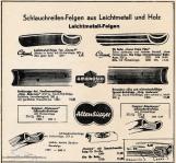 Vintage Rennrad Katalog - Felgen Holz Leichmetall