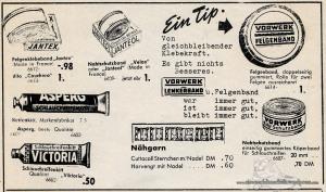 Vintage Rennrad Katalog - Kleber und Nähgarn 1