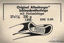 Vintage Rennrad Katalog - Holzfelge
