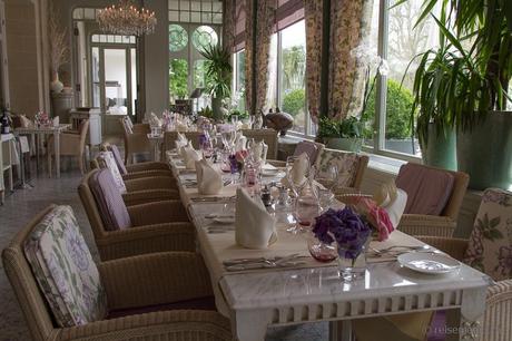 Gedeckter Tisch im Grand Hotel du Lac Vevey
