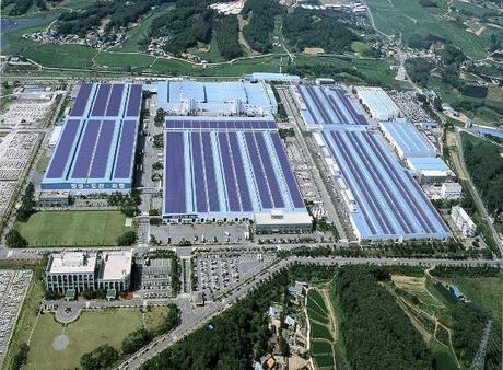 Geplante PV-Anlage auf der Hyundai Fabrik in Asan
