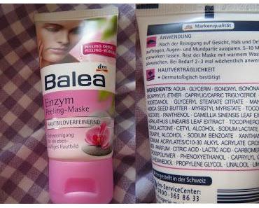Review: Balea Enzym Peeling-Maske..........
