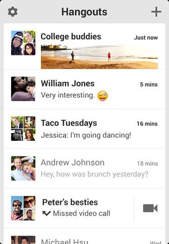 Hangouts – Google bringt seinen Messenger als kostenlose App auf iPhone und iPad