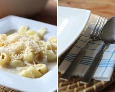 Bandnudeln mit Spargel Sauce