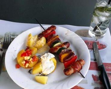 BBQ #1 Baked Potatoes mit 3 verschiedenen Dips