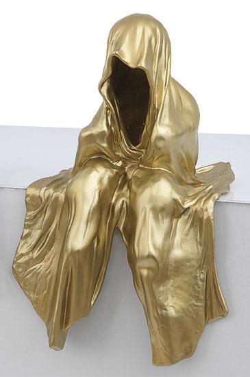 arsmundi skuptur mini waechter manfred kielnhofer gold contemporary art arts design sculpture